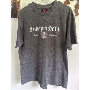 Vintage Independent Truck Company Grey T-Shirt Large Skater Y2K